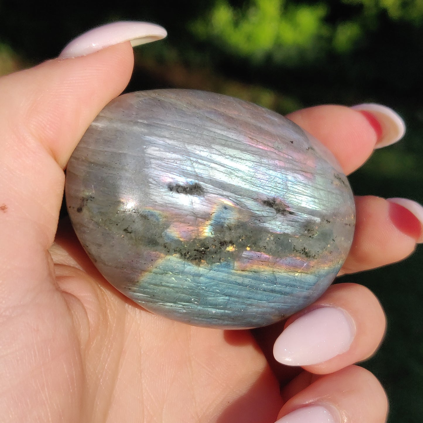 Labradorite Palm Stone (#254) - Simply Affinity