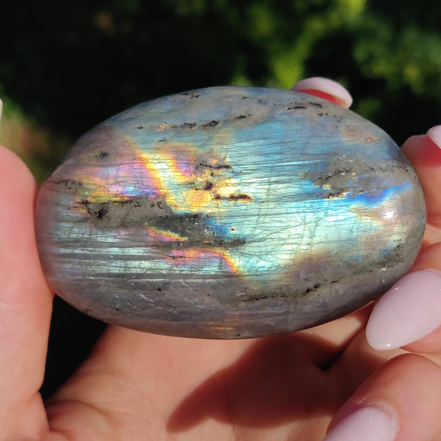 Labradorite Palm Stone (#254) - Simply Affinity