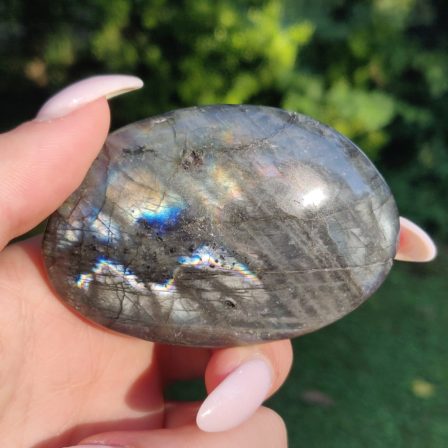 Labradorite Palm Stone (#255) - Simply Affinity