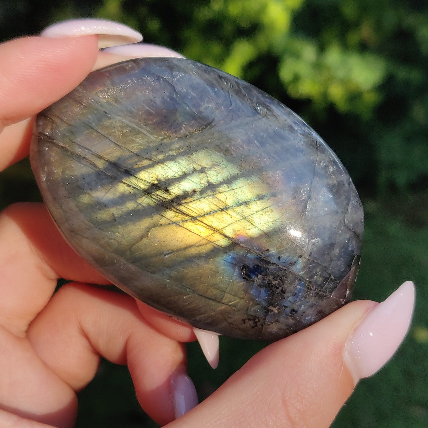 Labradorite Palm Stone (#255) - Simply Affinity