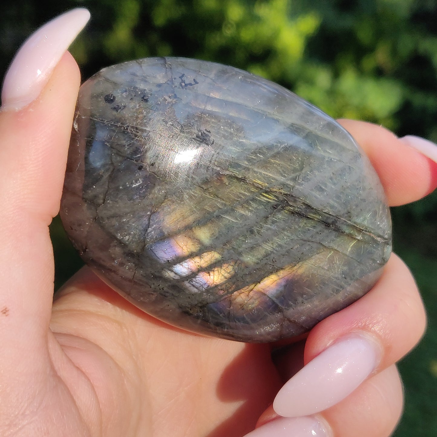 Labradorite Palm Stone (#255) - Simply Affinity