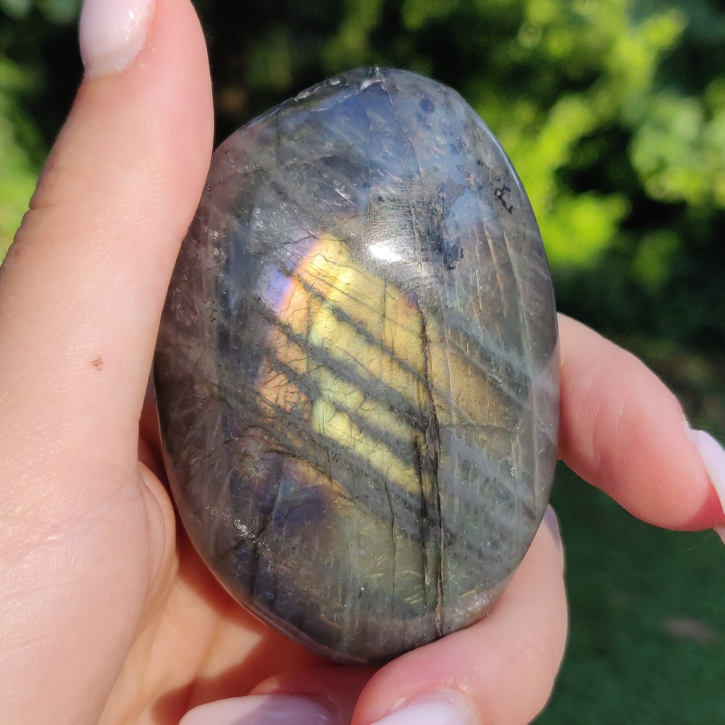Labradorite Palm Stone (#255) - Simply Affinity