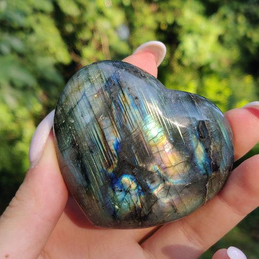 Labradorite Heart (#3H) - Simply Affinity