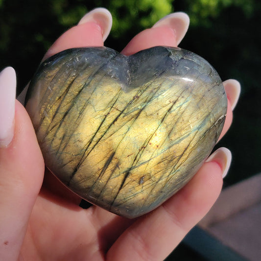 Labradorite Heart (#4H) - Simply Affinity