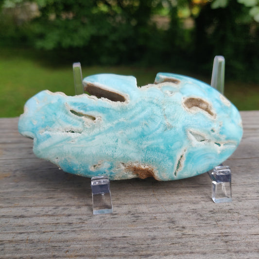 Blue Aragonite Palm Stone (#11) - Simply Affinity