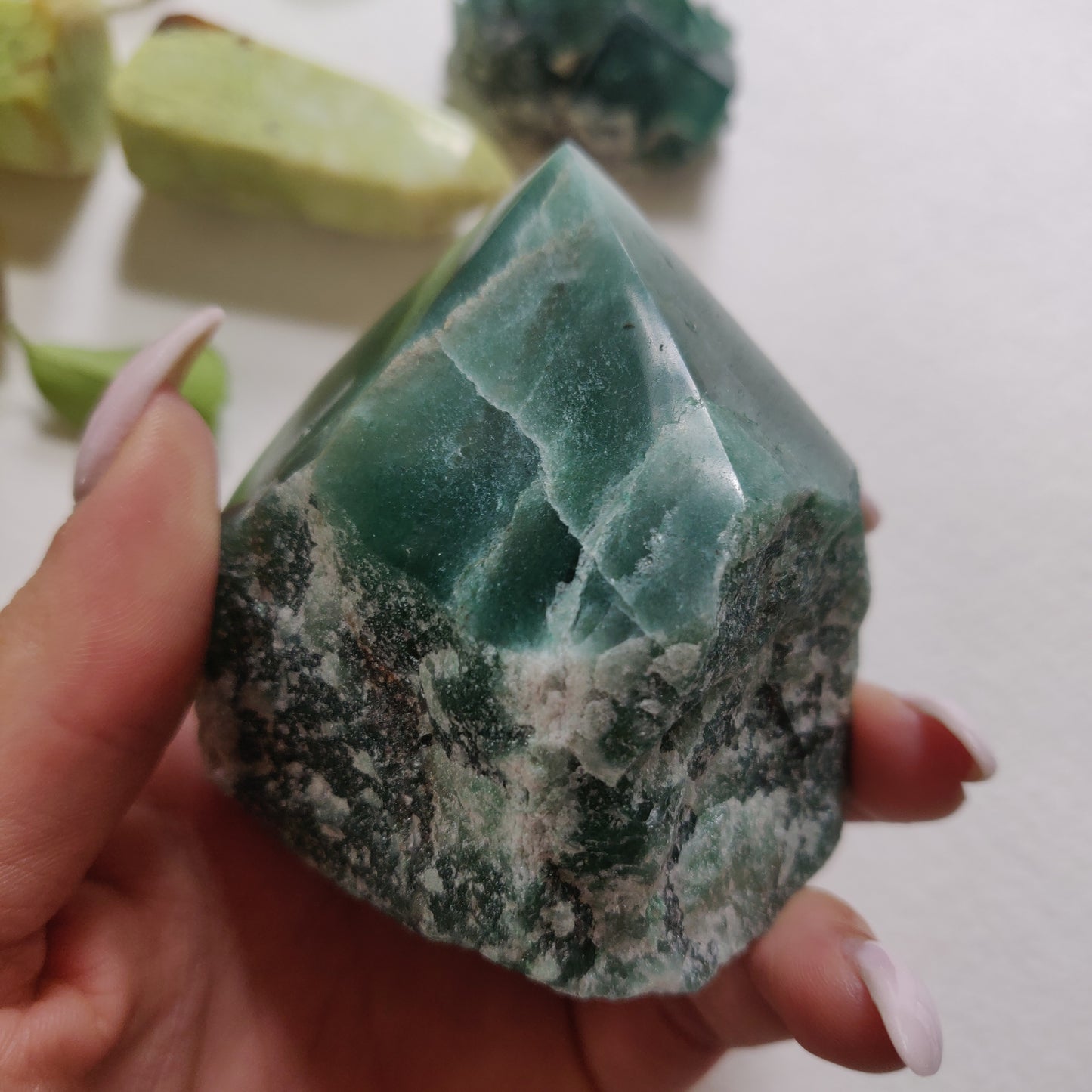 Green Aventurine Point (#2) - Simply Affinity