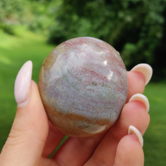 Rainbow Spirit Jasper Palm Stone (#3) - Simply Affinity