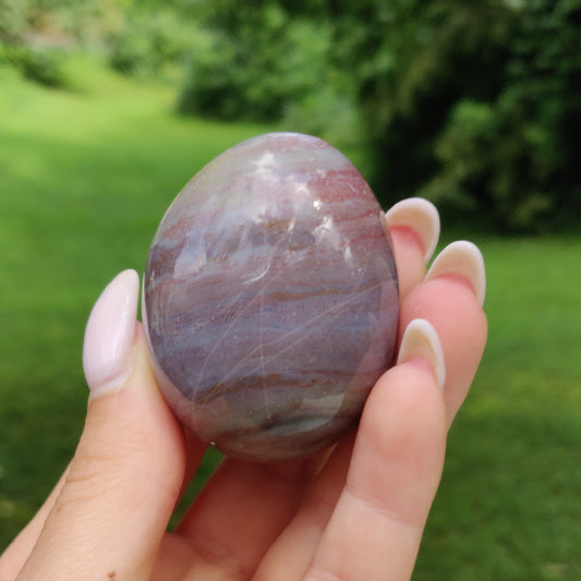 Rainbow Spirit Jasper Palm Stone (#12) - Simply Affinity