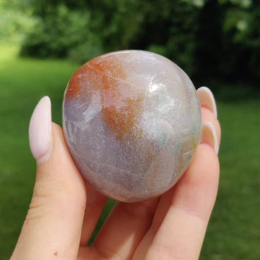 Rainbow Spirit Jasper Palm Stone (#16) - Simply Affinity