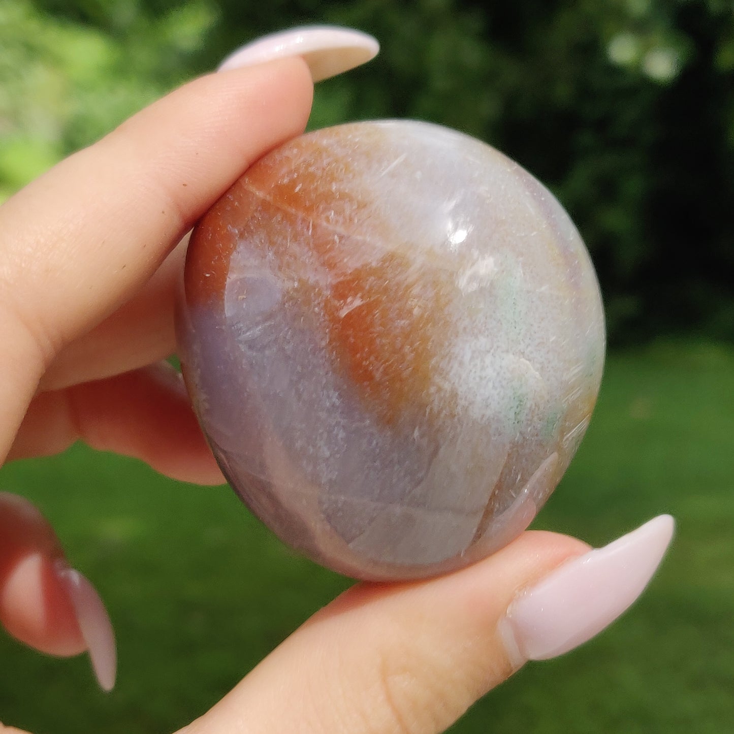 Rainbow Spirit Jasper Palm Stone (#16) - Simply Affinity