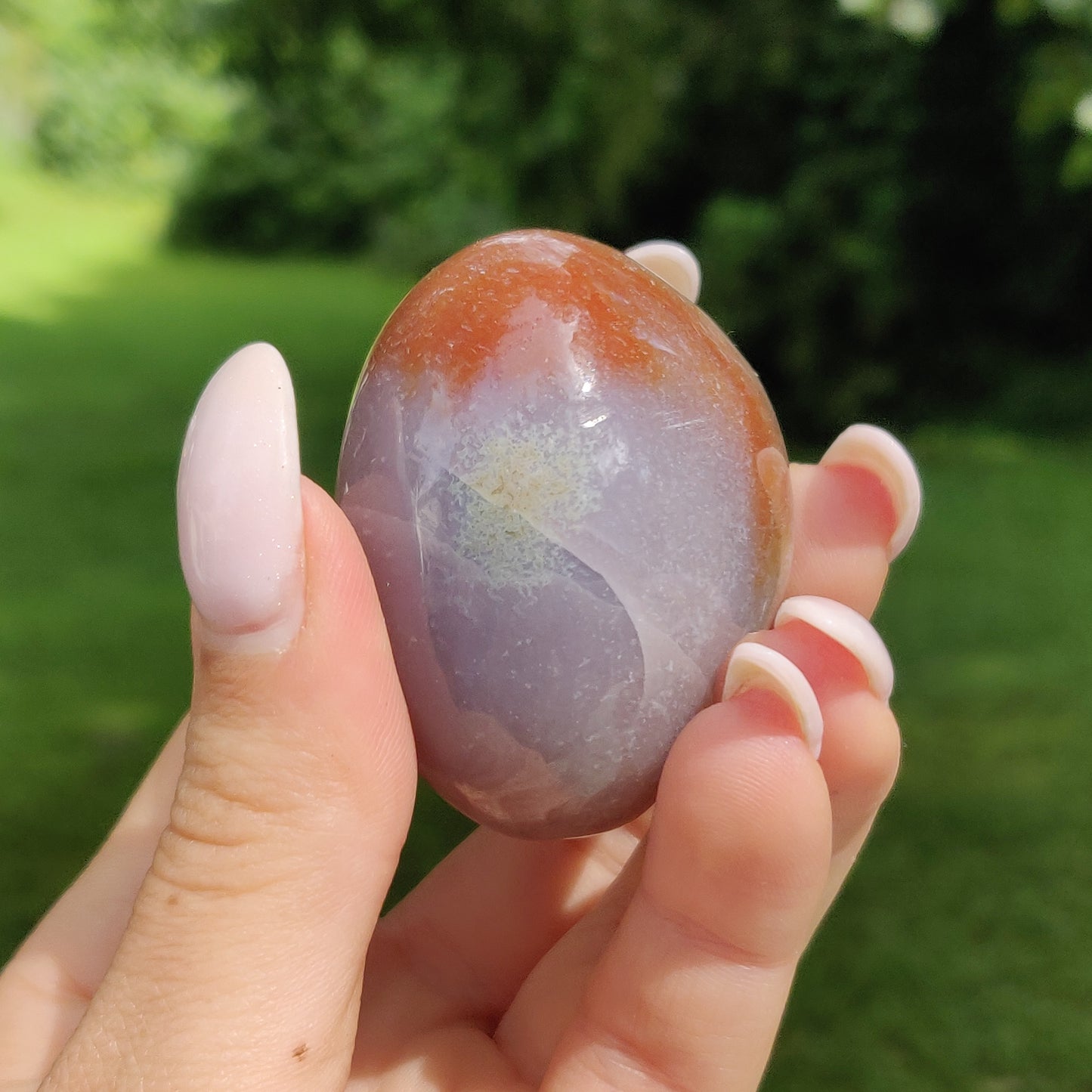 Rainbow Spirit Jasper Palm Stone (#16) - Simply Affinity