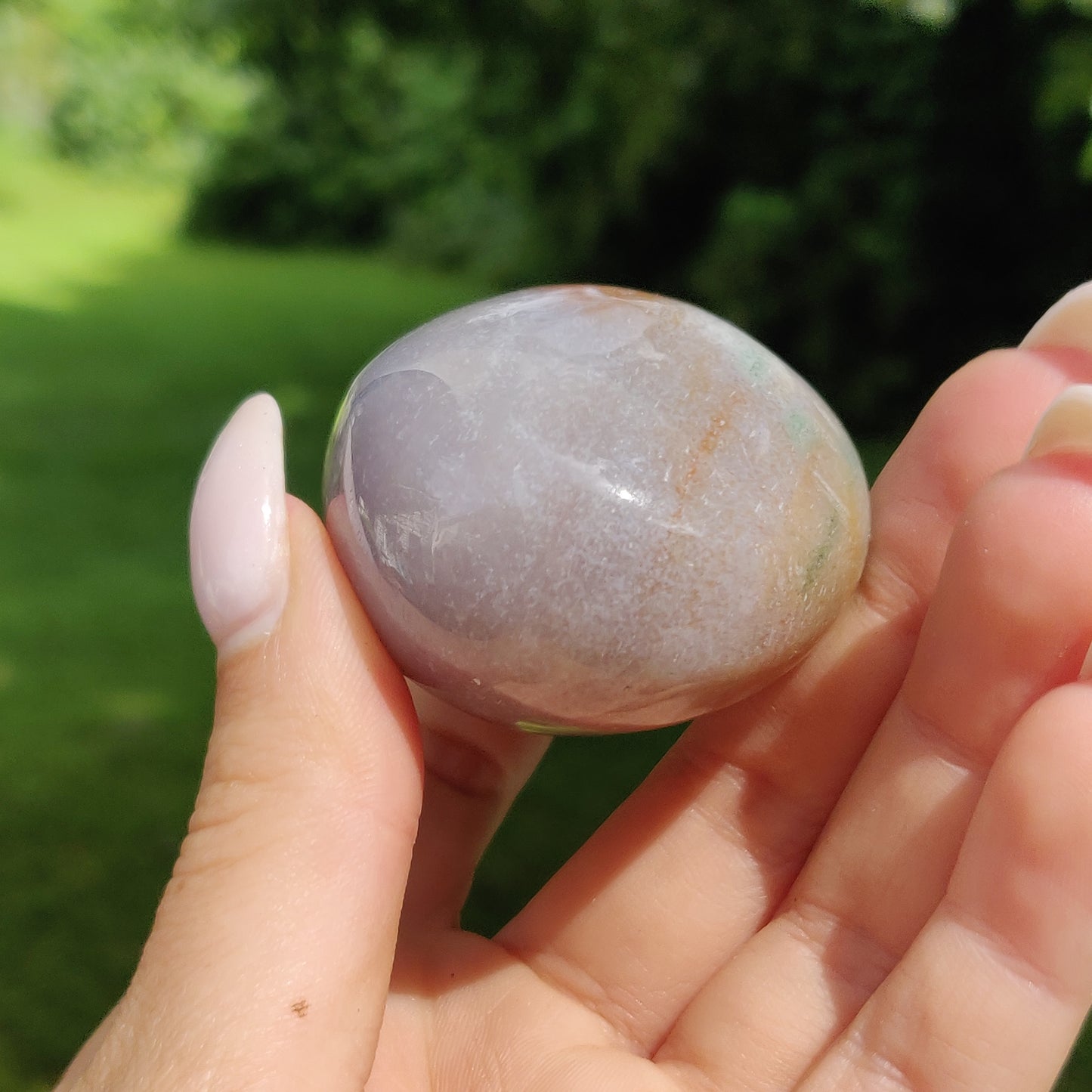 Rainbow Spirit Jasper Palm Stone (#16) - Simply Affinity