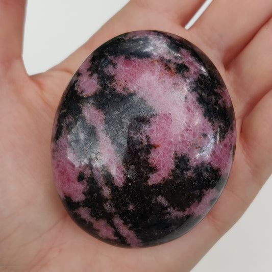 Rhodonite Palm Stone (#15) - Simply Affinity
