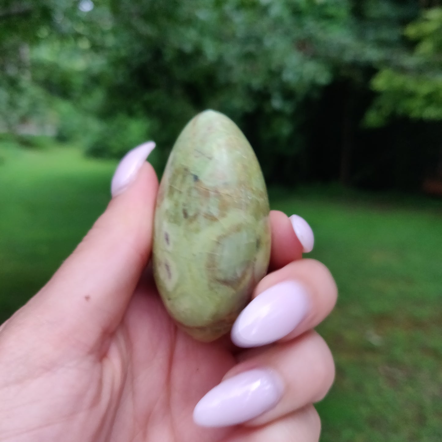 Green Opal Palm Stone (#1) - Simply Affinity