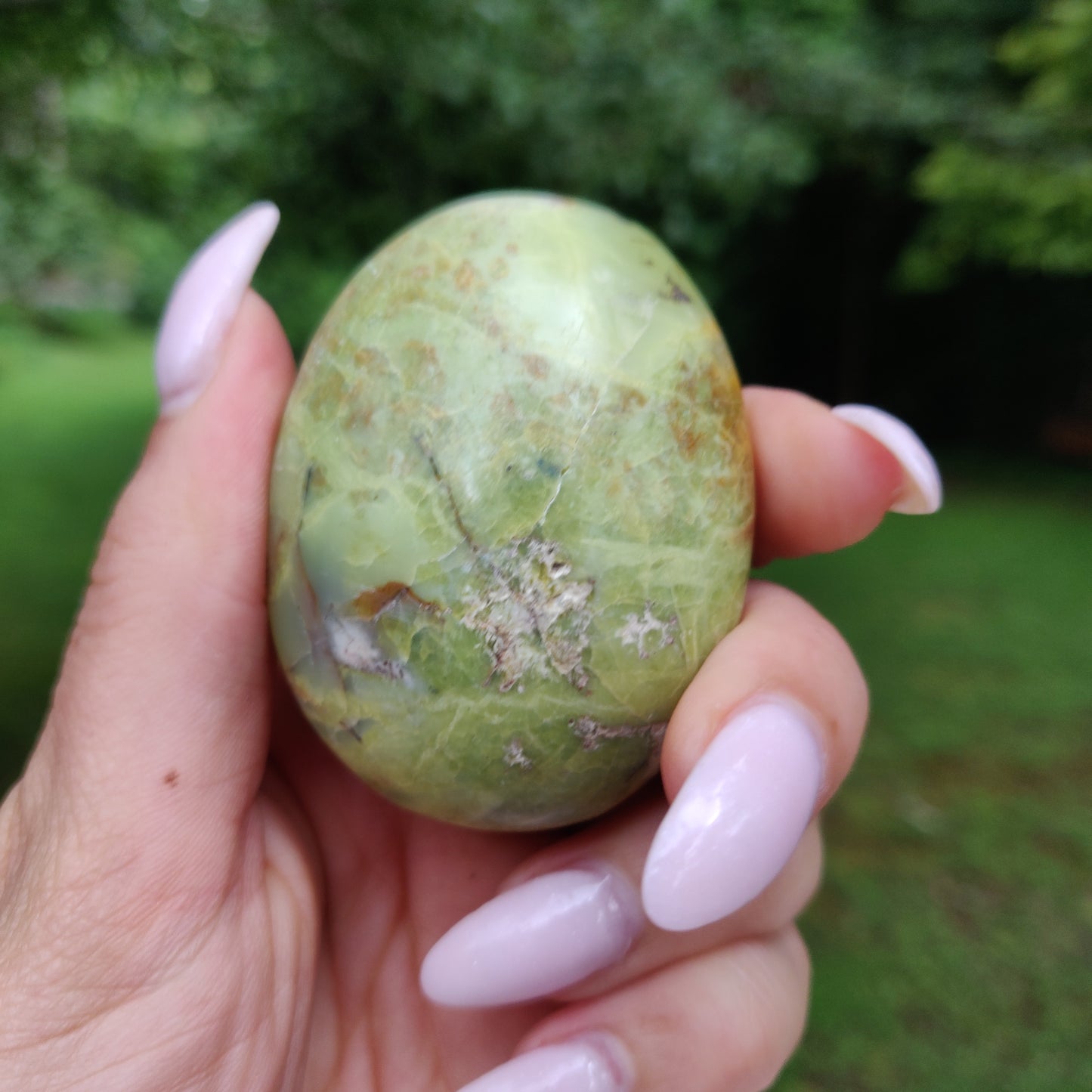 Green Opal Palm Stone (#1) - Simply Affinity