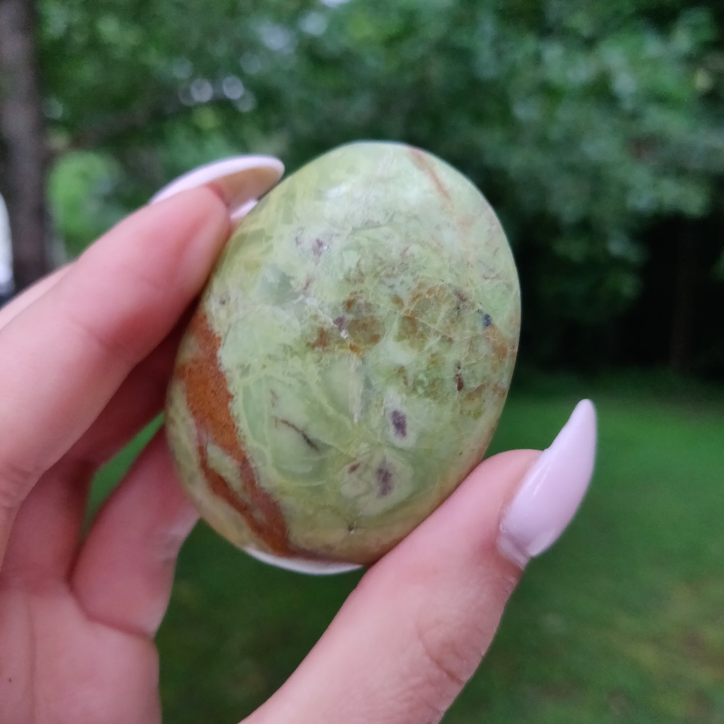 Green Opal Palm Stone (#1) - Simply Affinity