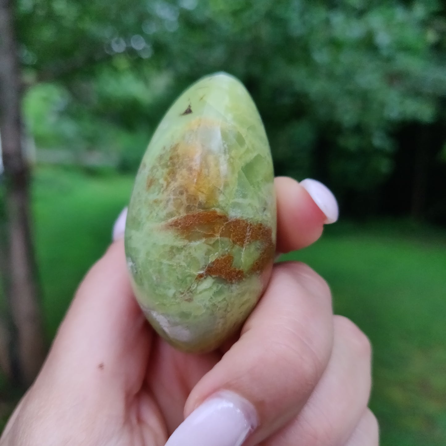 Green Opal Palm Stone (#1) - Simply Affinity