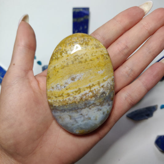 Ocean Jasper Palm Stone (#49) - Simply Affinity