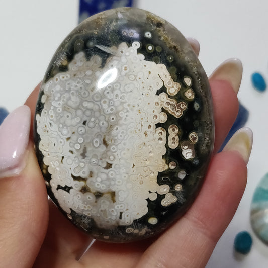 Ocean Jasper Palm Stone (#54) - Simply Affinity