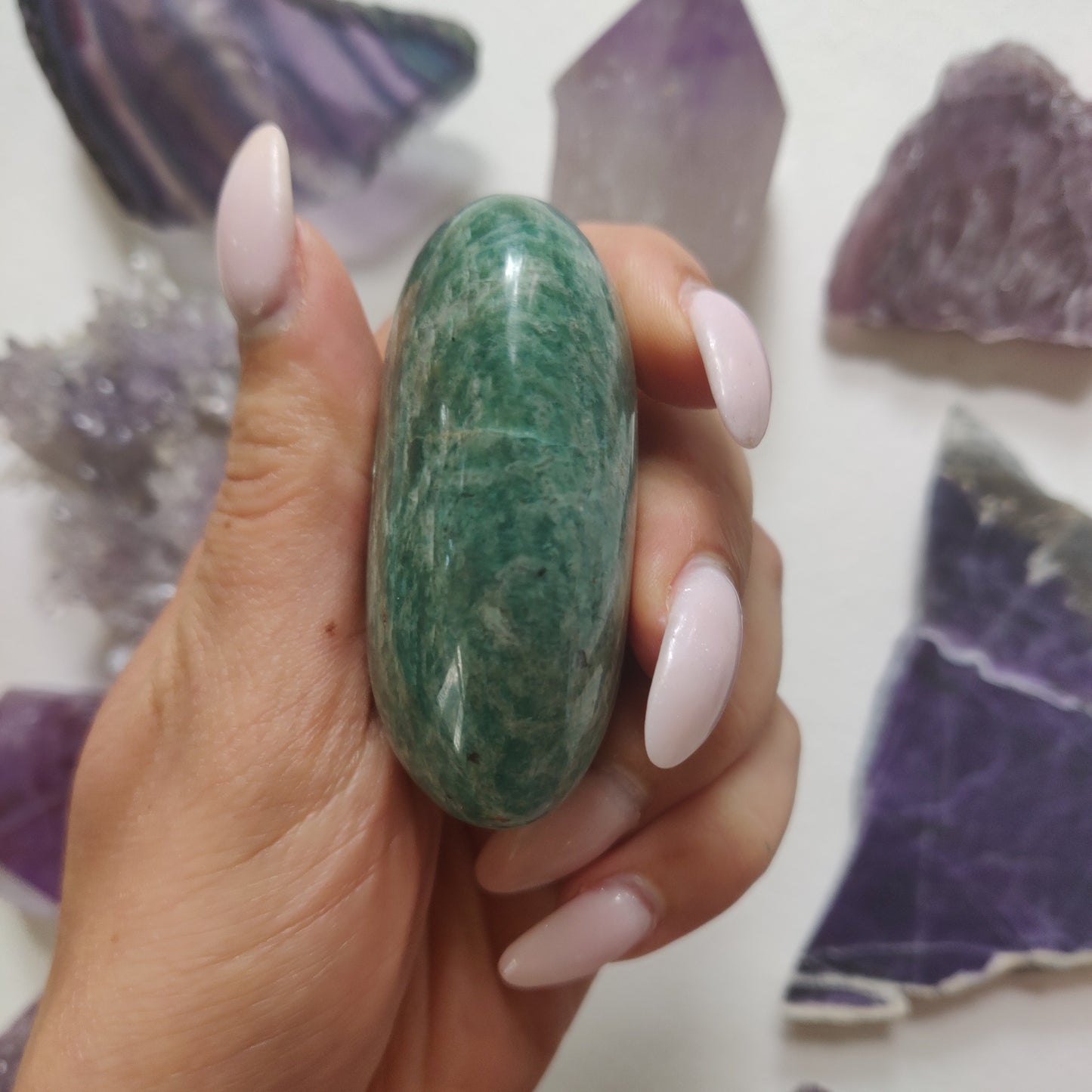 Amazonite Palm Stone (#27) - Simply Affinity