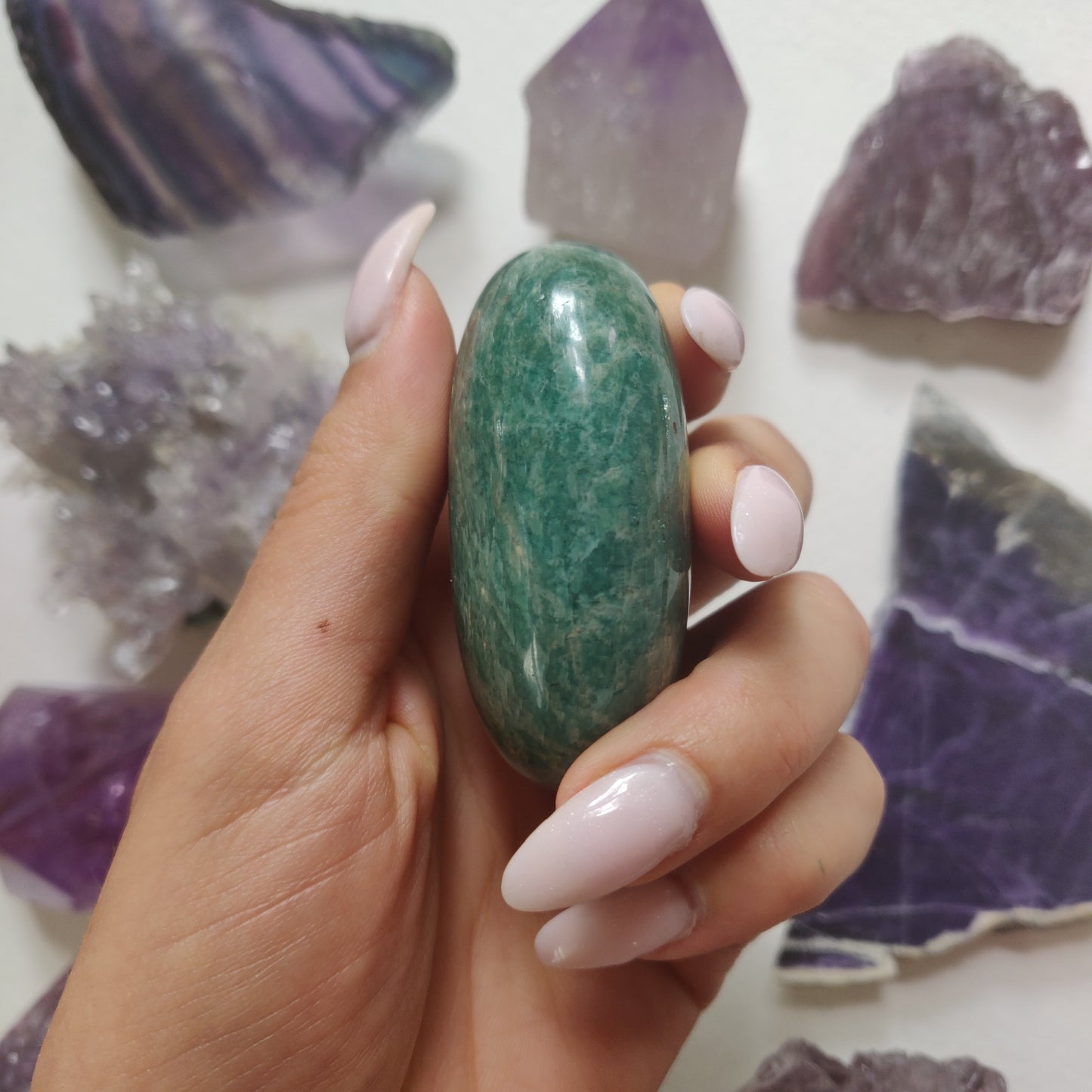 Amazonite Palm Stone (#27) - Simply Affinity