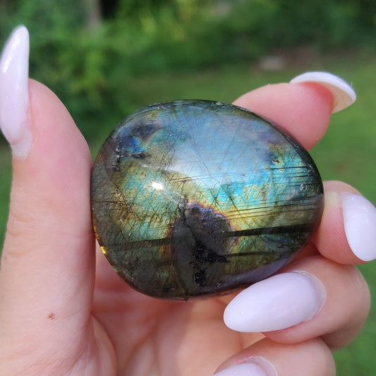 Labradorite Palm Stone (#193) - Simply Affinity
