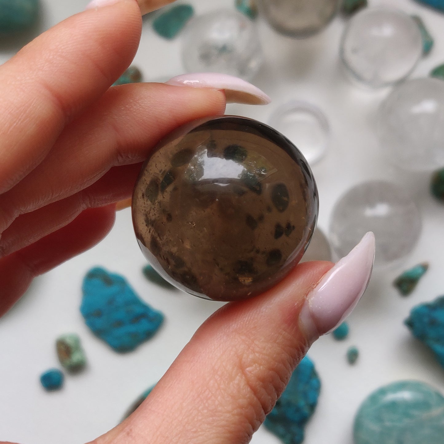 Smoky Quartz Sphere (#1) - Simply Affinity