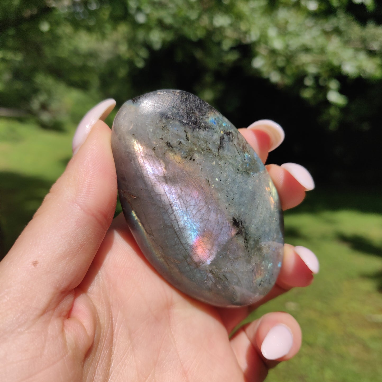 Labradorite Palm Stone (#31) - Simply Affinity