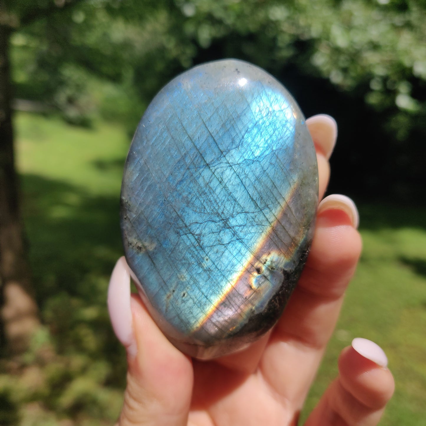 Labradorite Palm Stone (#31) - Simply Affinity