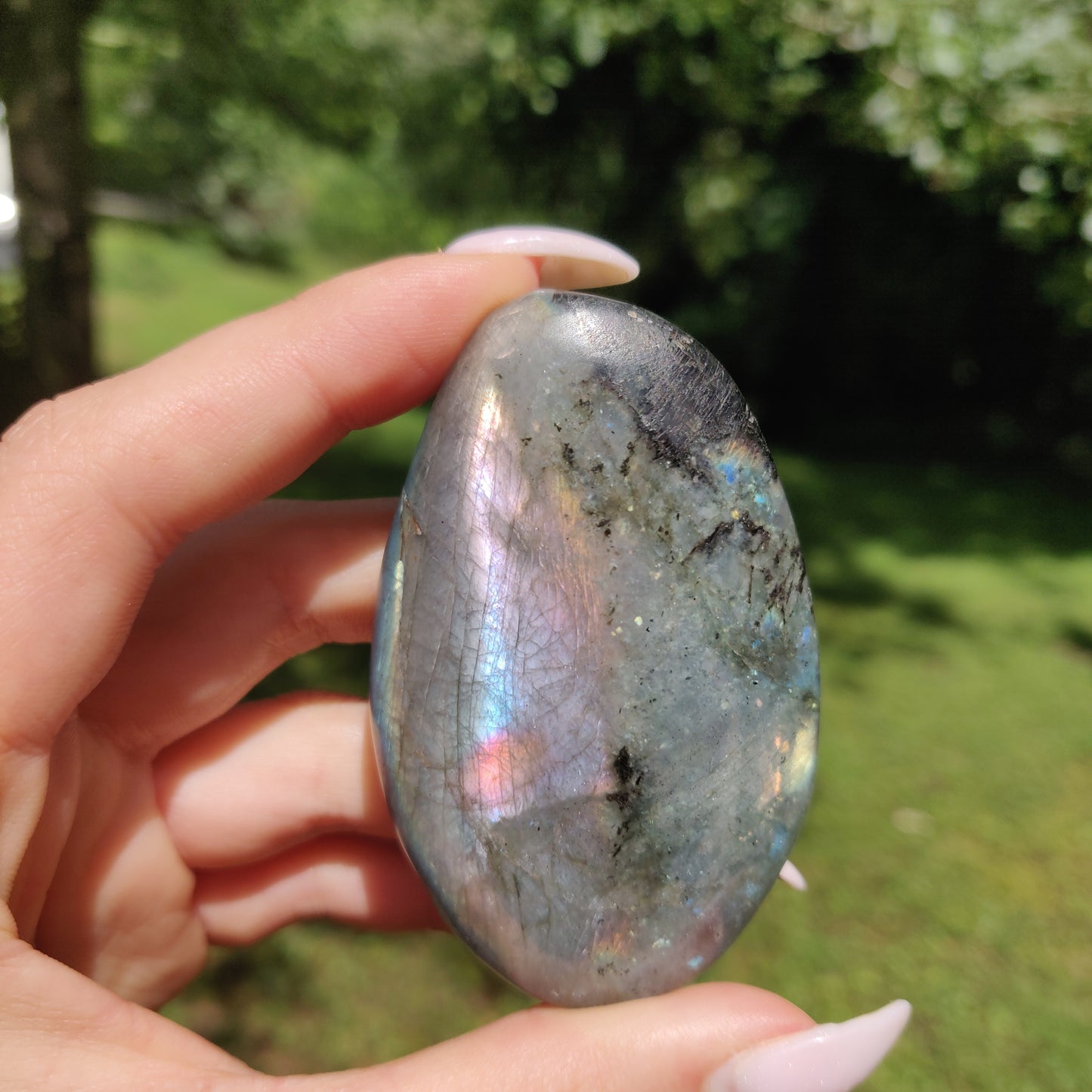 Labradorite Palm Stone (#31) - Simply Affinity