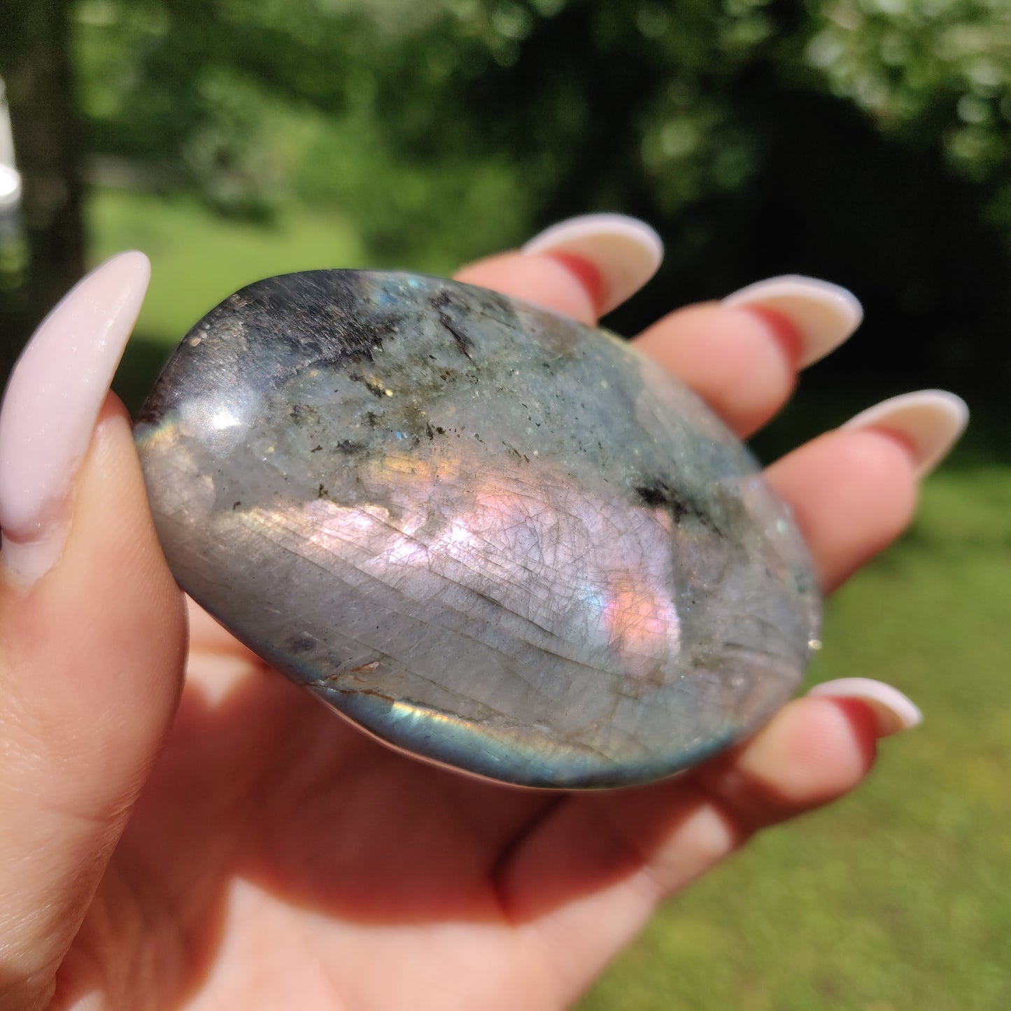 Labradorite Palm Stone (#31) - Simply Affinity
