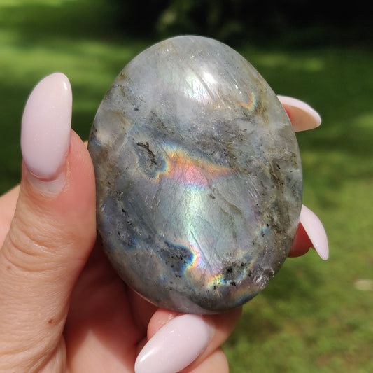 Labradorite Palm Stone (#96) - Simply Affinity