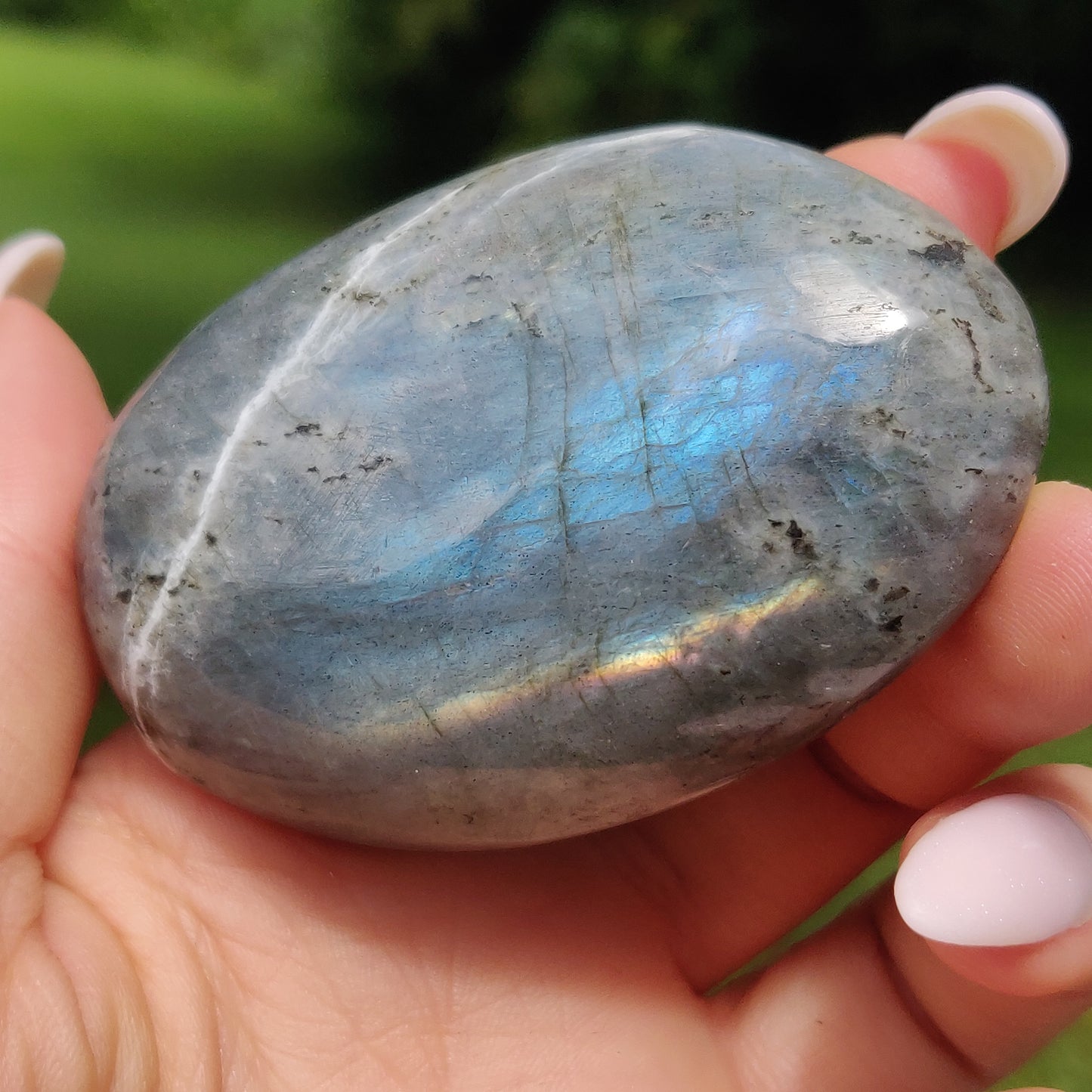 Labradorite Palm Stone (#112) - Simply Affinity