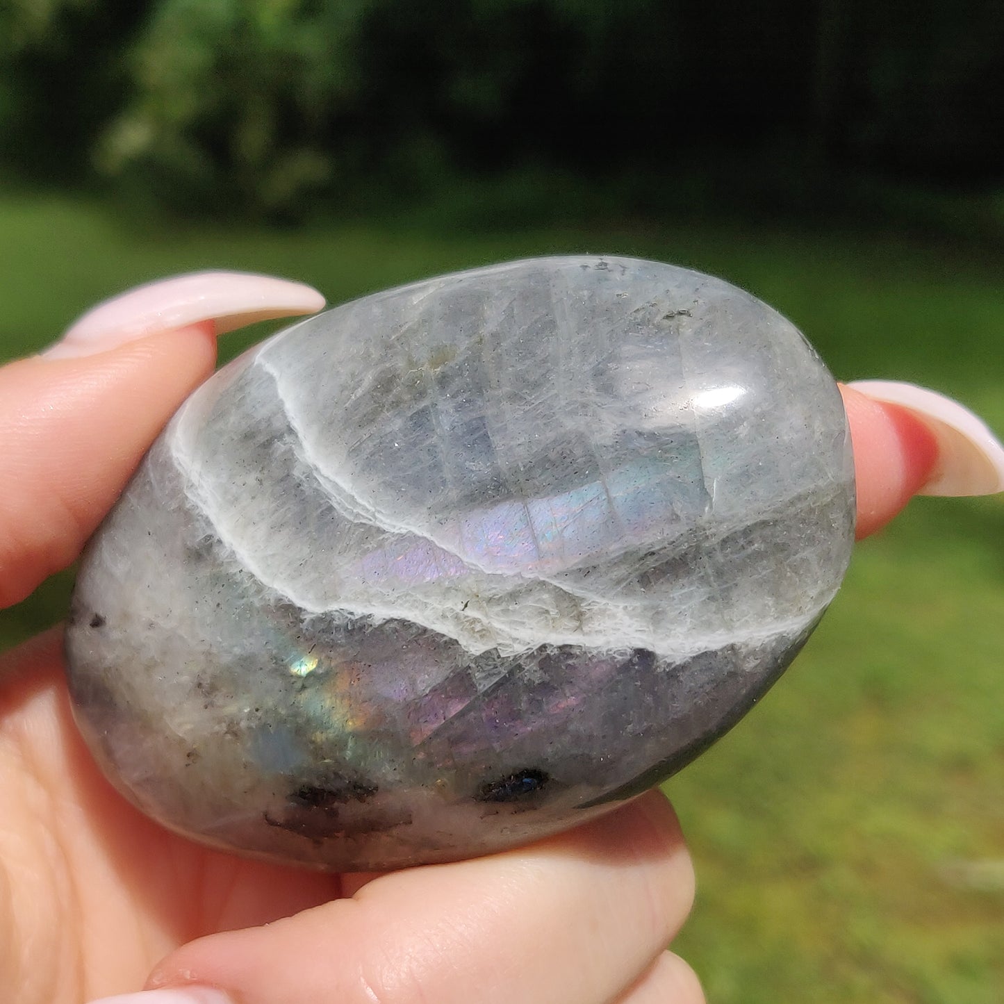 Labradorite Palm Stone (#112) - Simply Affinity