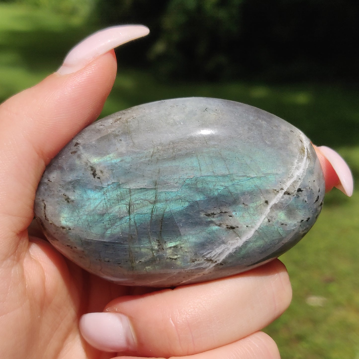 Labradorite Palm Stone (#112) - Simply Affinity