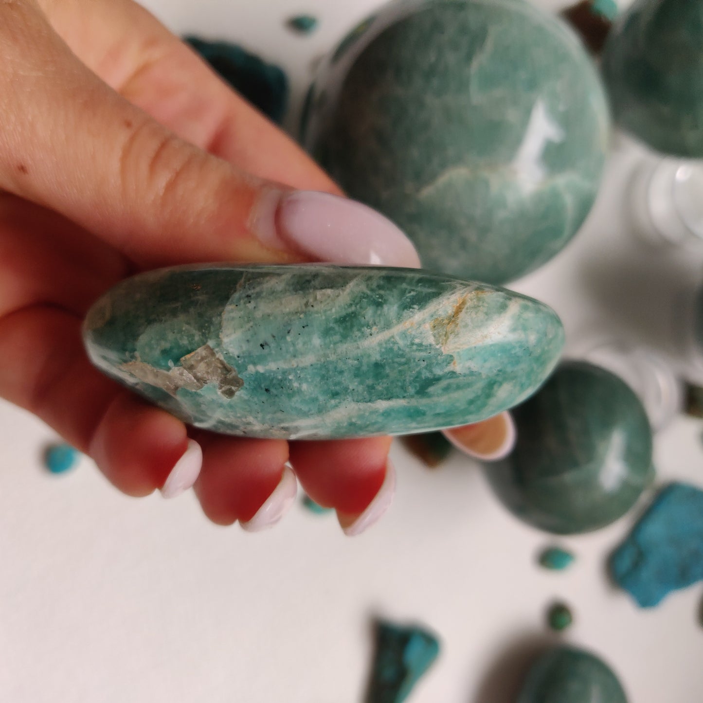 Amazonite Palm Stone (#29) - Simply Affinity