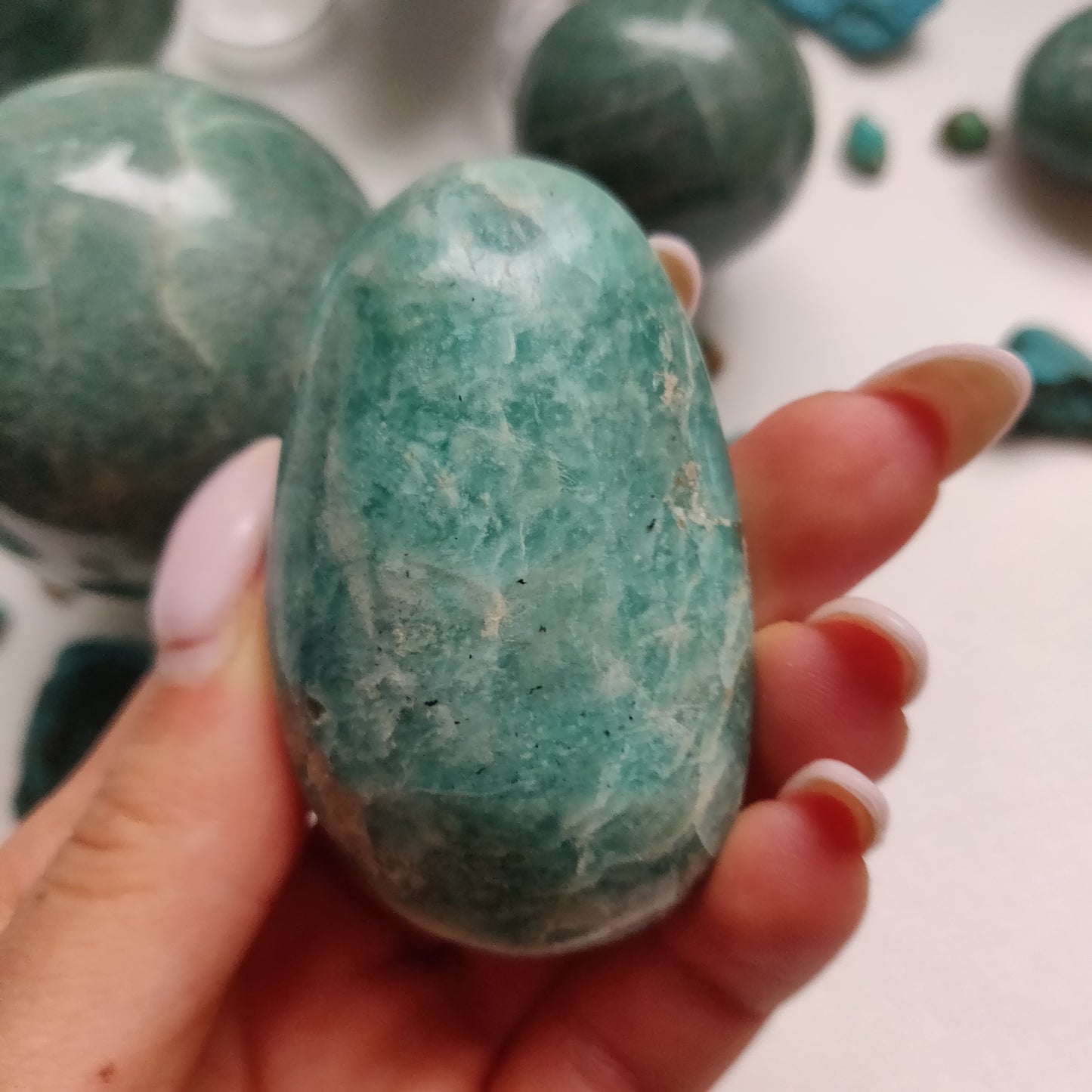 Amazonite Palm Stone (#29) - Simply Affinity