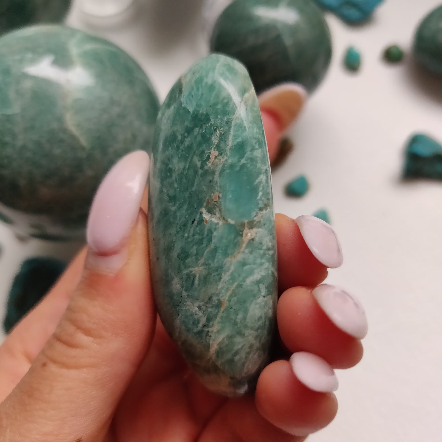 Amazonite Palm Stone (#29) - Simply Affinity