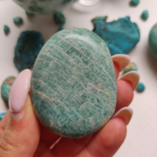 Amazonite Palm Stone (#31) - Simply Affinity