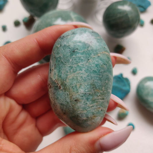 Amazonite Palm Stone (#32) - Simply Affinity