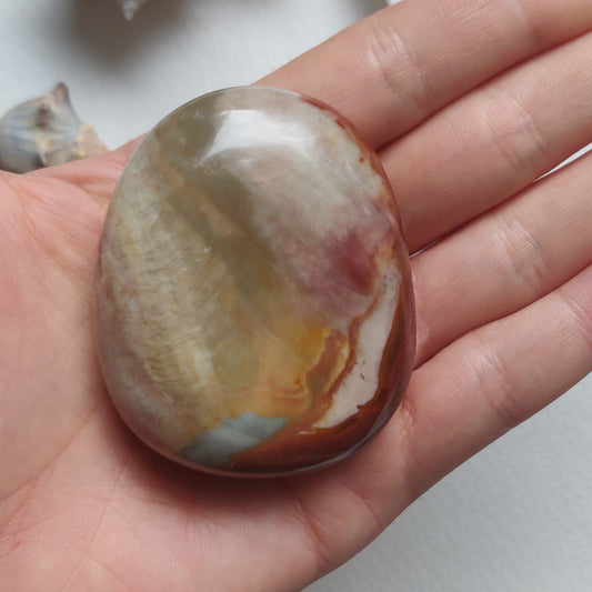 Polychrome Jasper Palm Stone (#9) - Simply Affinity