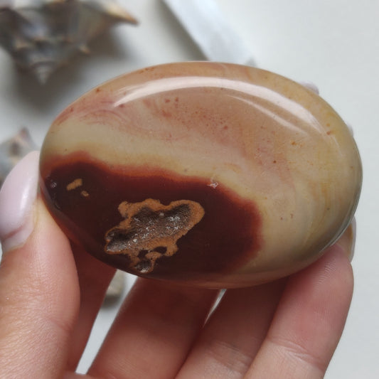 Polychrome Jasper Palm Stone (#10) - Simply Affinity