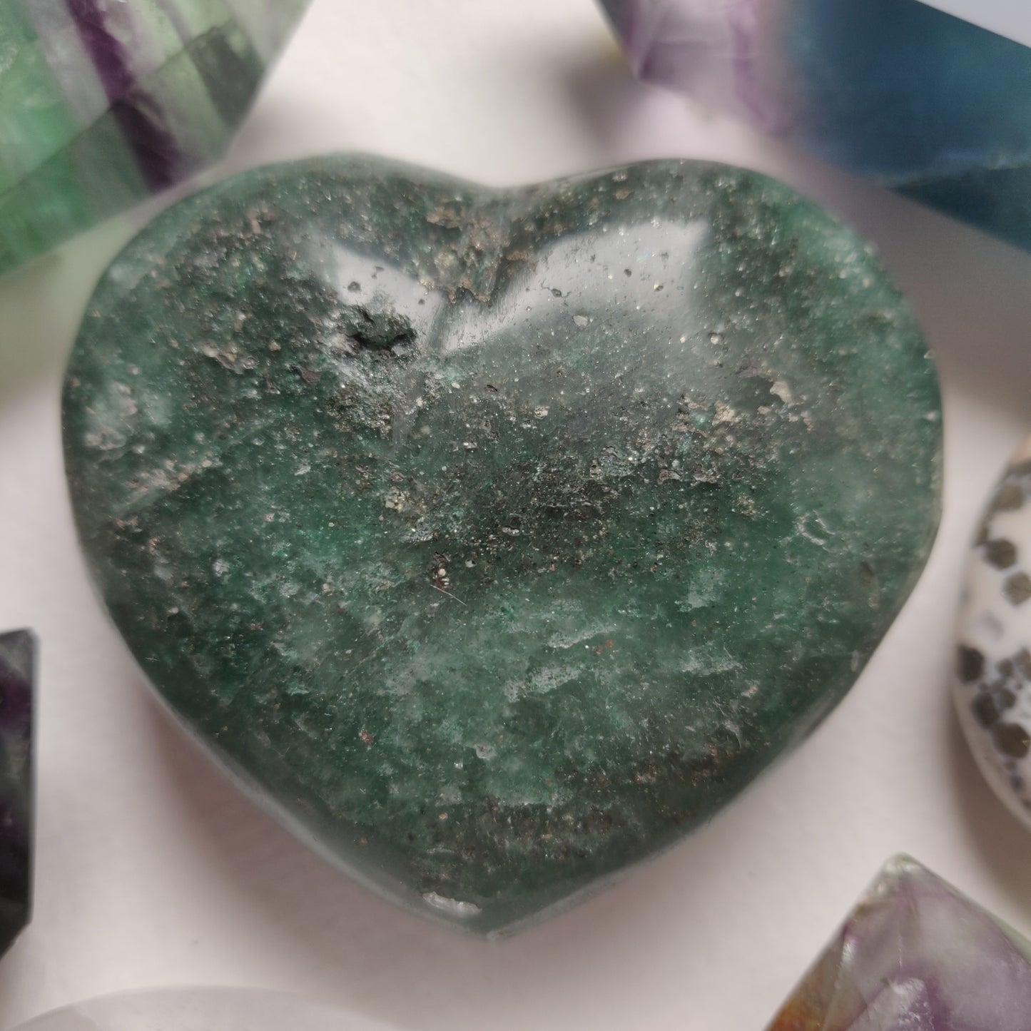 Fuchsite Heart (#1) - Simply Affinity