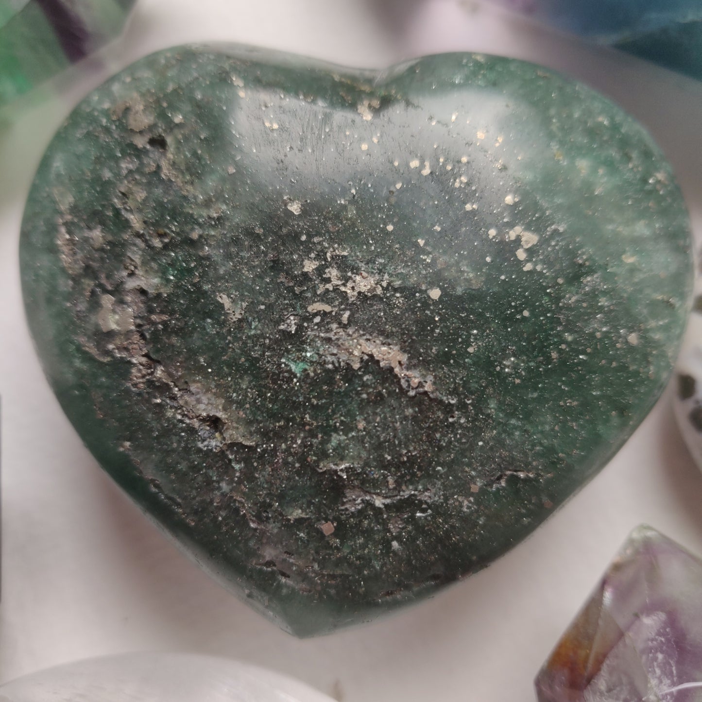 Fuchsite Heart (#1) - Simply Affinity