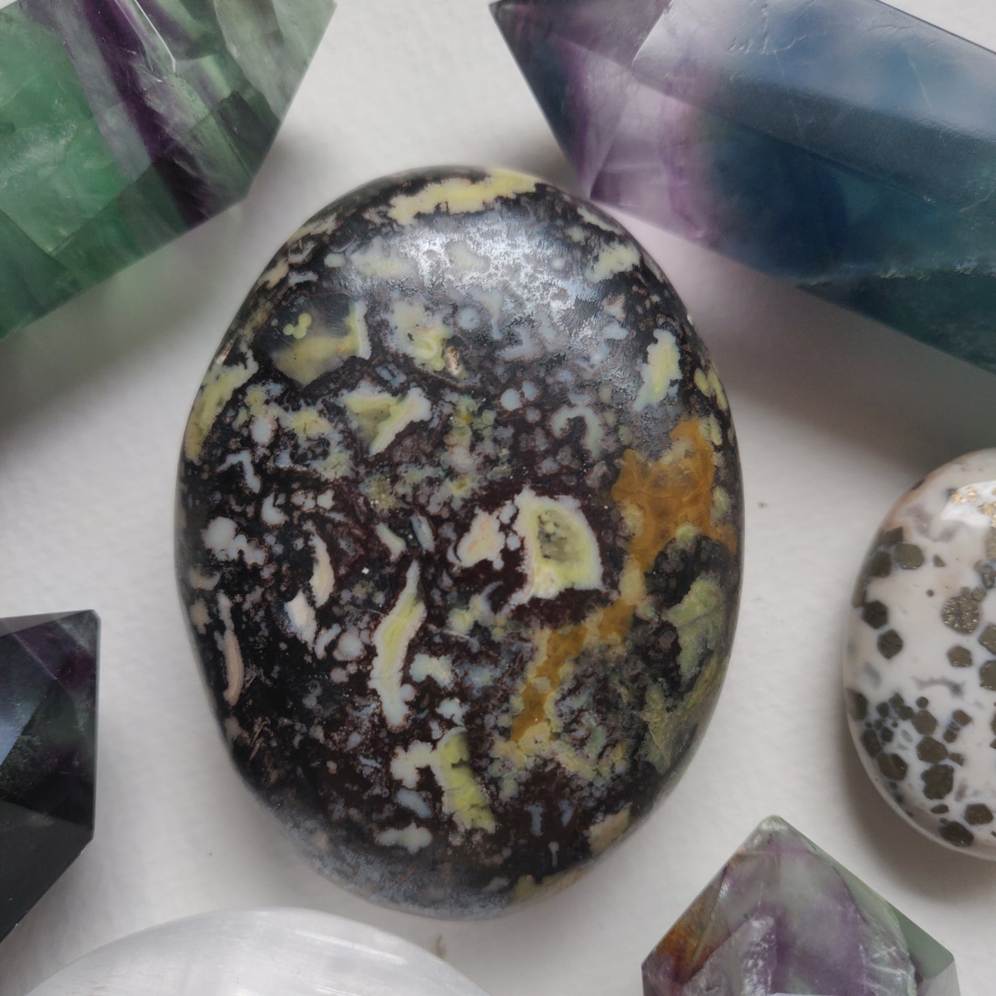 Matrix Green Opal Palm Stone (#1) - Simply Affinity