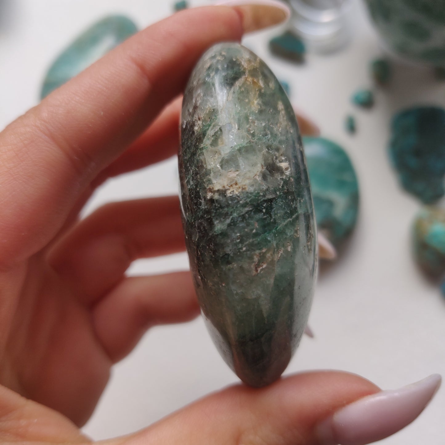 Fuchsite Palm Stone (#4) - Simply Affinity