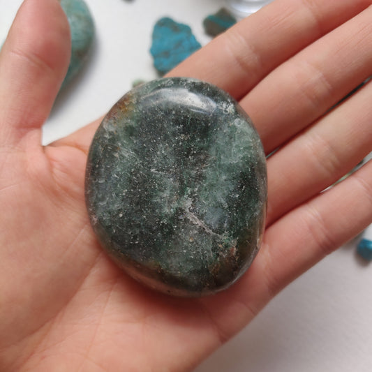 Fuchsite Palm Stone (#7) - Simply Affinity