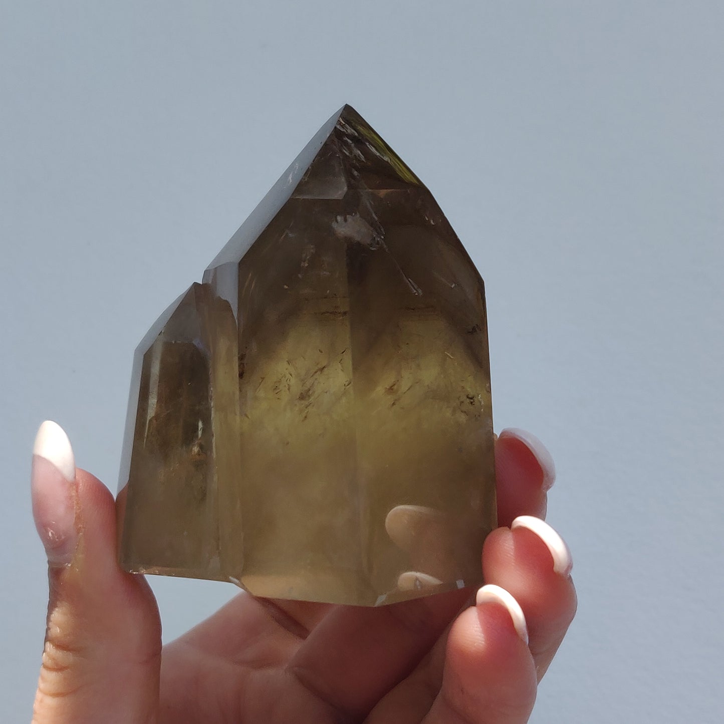 Citrine Cluster Points with Rainbow Inclusons (#12E) - Simply Affinity
