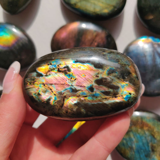 Labradorite Palm Stone (#221) - Simply Affinity