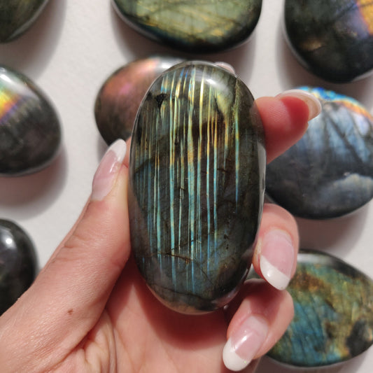 Labradorite Palm Stone (#256) - Simply Affinity